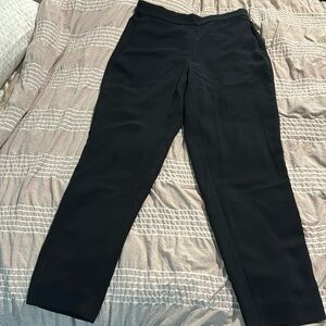 J Crew Factory Black Elastic Waist Pants